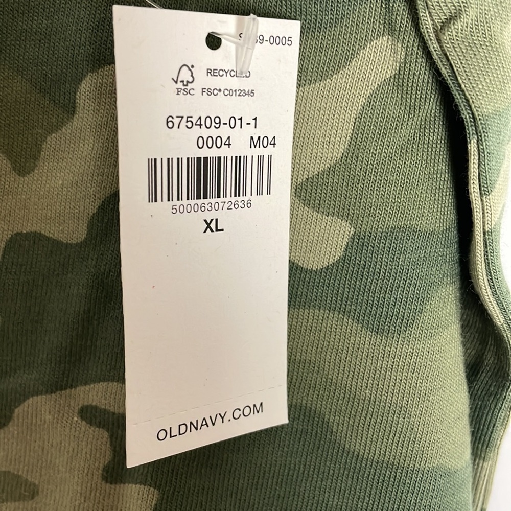 New Cute Old Navy Olive Camo Comfy T shirt Mini Dress Size XL - Picture 4 of 7